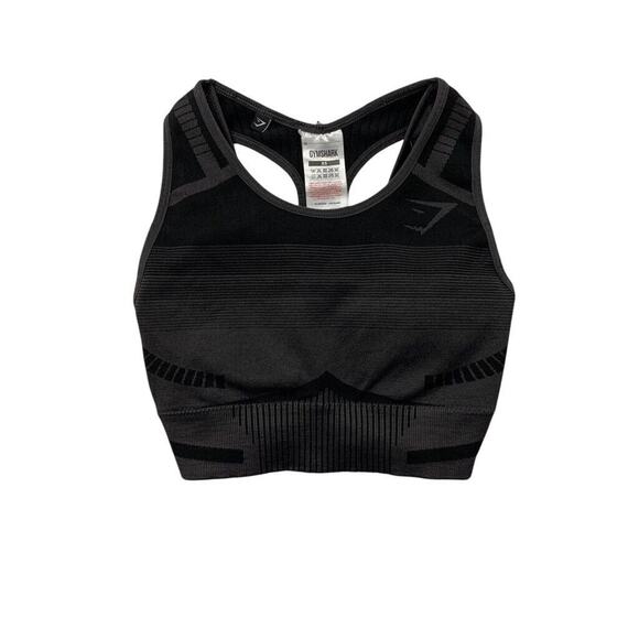 Gymshark Sports Bra Womens XS Extra Small Multi Push Up Double Back Fitted - Picture 1 of 8